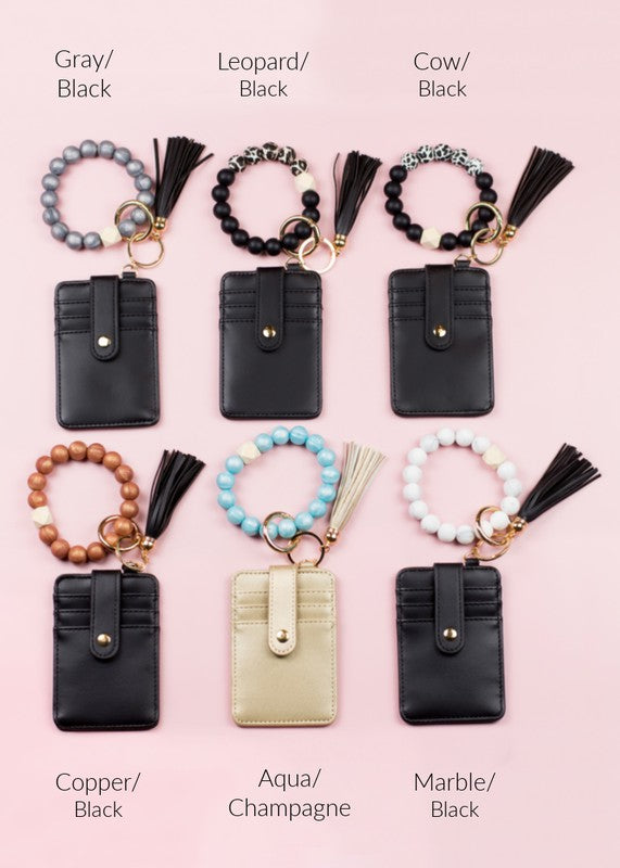 Diva- Key Ring WALLET Bracelet
