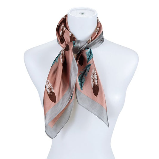 Feathered - SILK SCARF