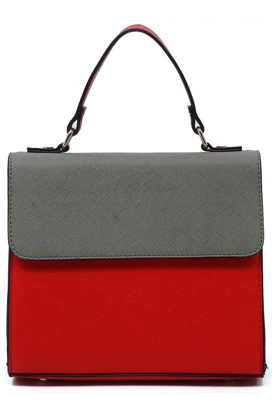 Ariel - Colorblock Satchel
