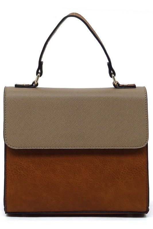 Ariel - Colorblock Satchel