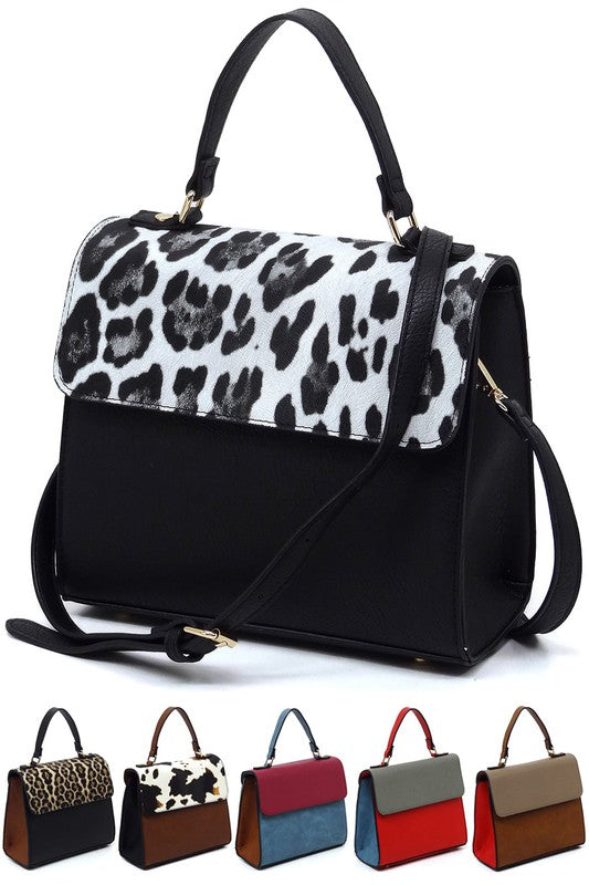 Ariel - Colorblock Satchel