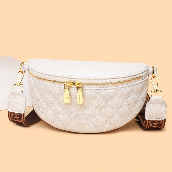 Myra - Genuine Quilted Leather Bag