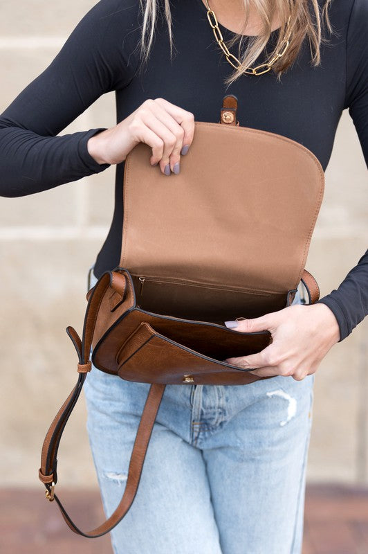 Blair - Foldover Buckle Crossbody