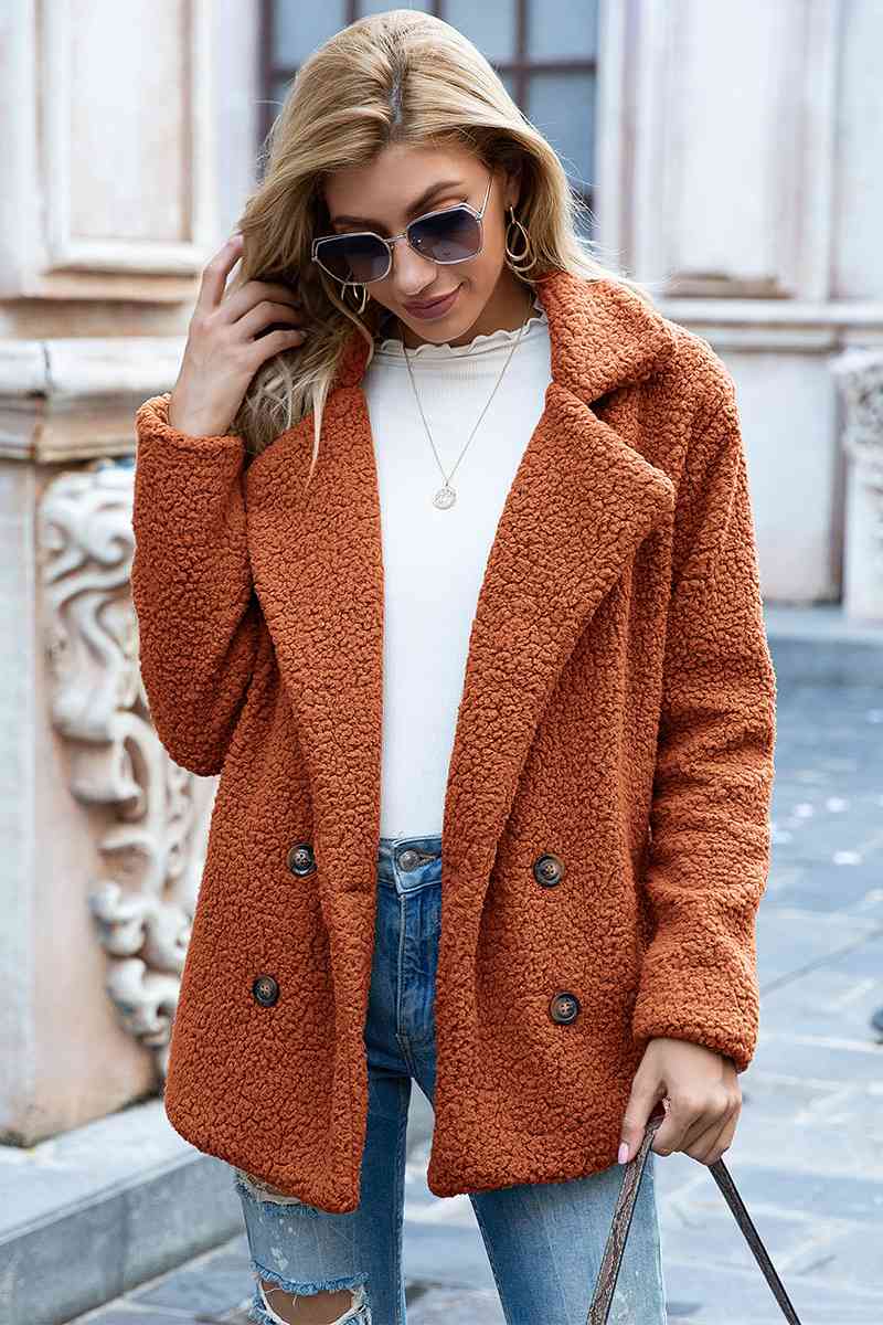 Collared Sherpa Coat