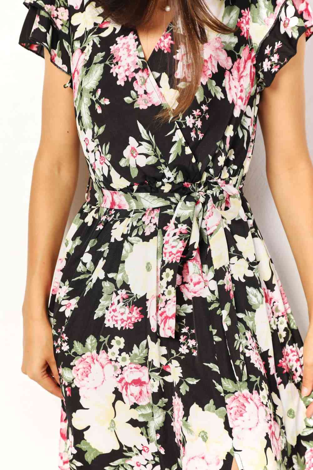 Floral Split Dress