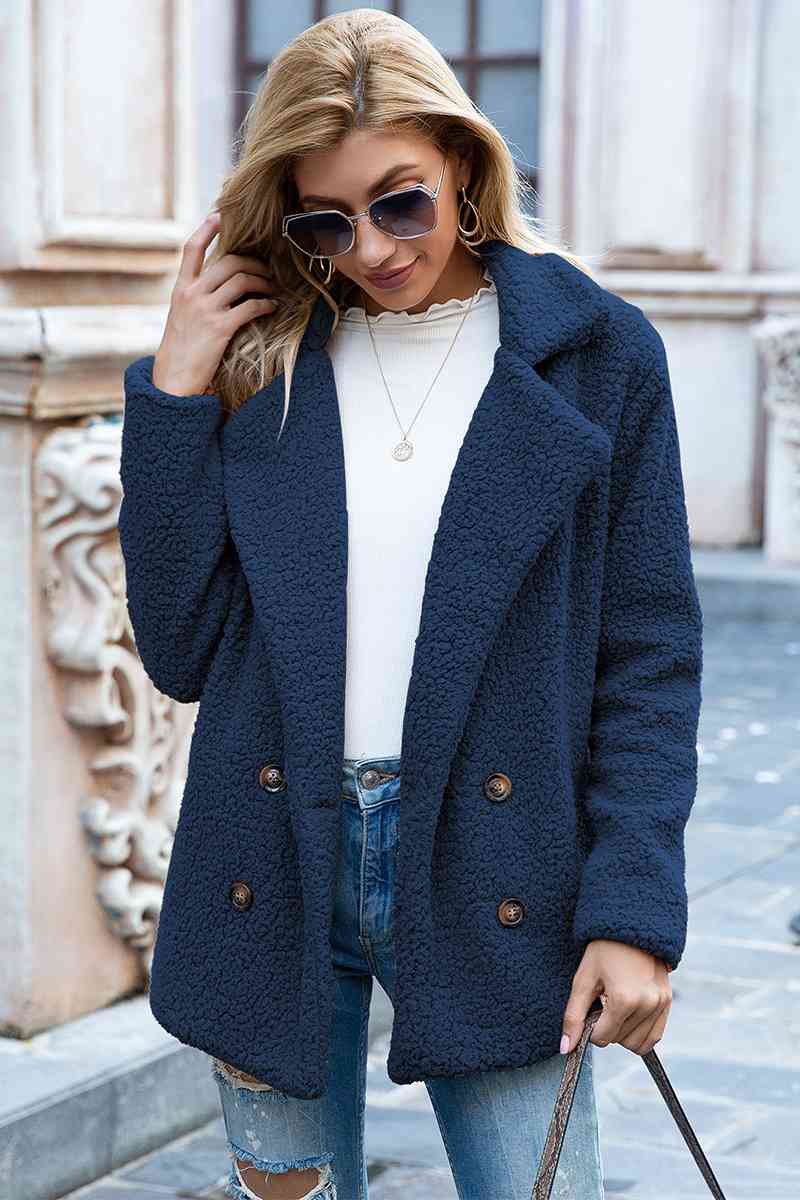 Collared Sherpa Coat