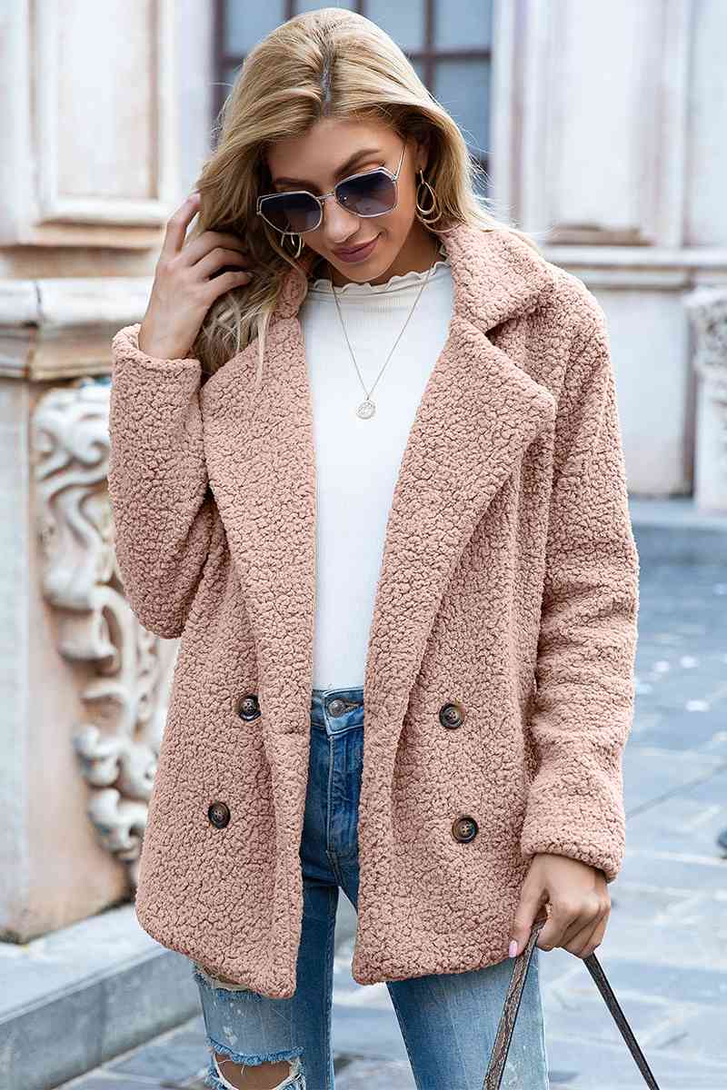 Collared Sherpa Coat