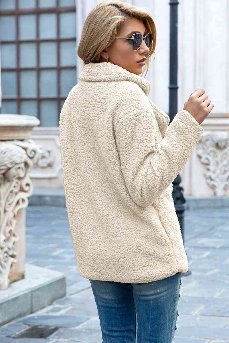 Collared Sherpa Coat