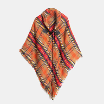 Plaid Girl's Shawl