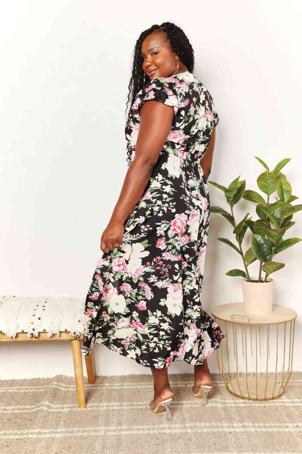 Floral Split Dress