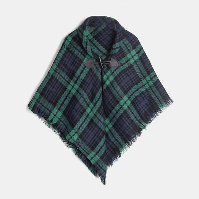 Plaid Girl's Shawl