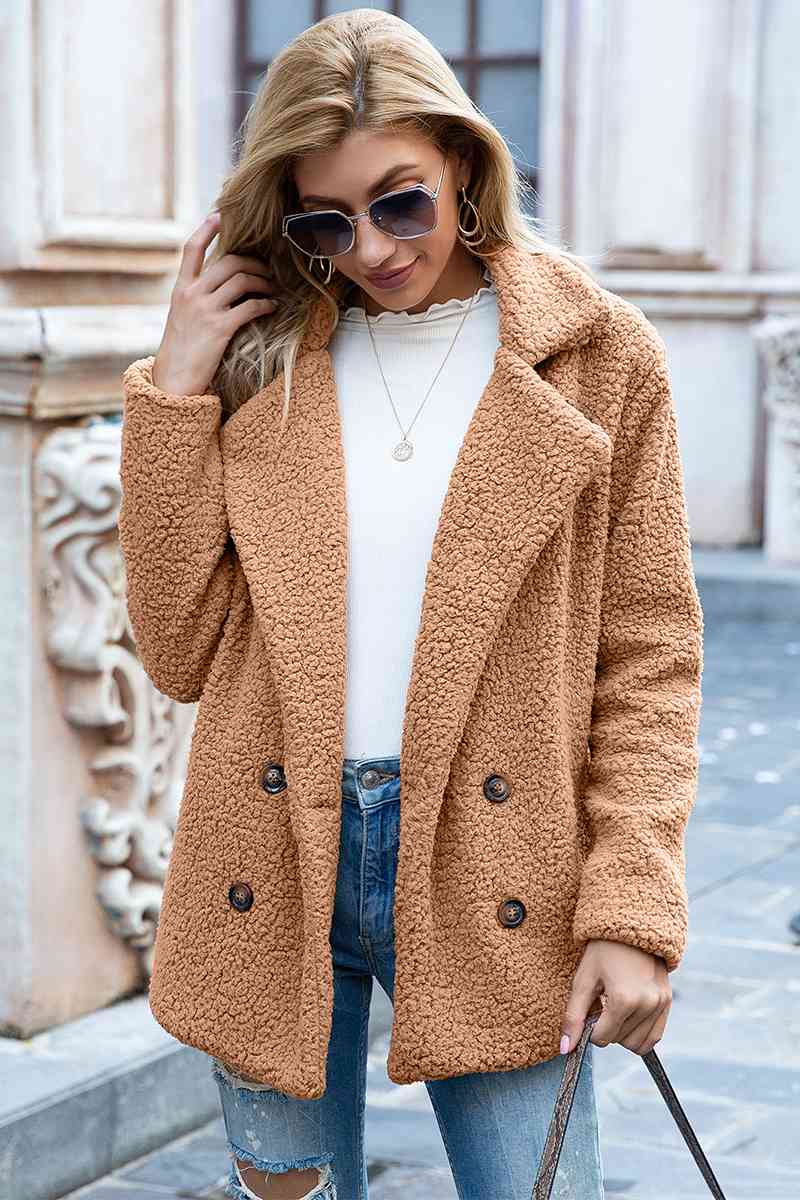Collared Sherpa Coat