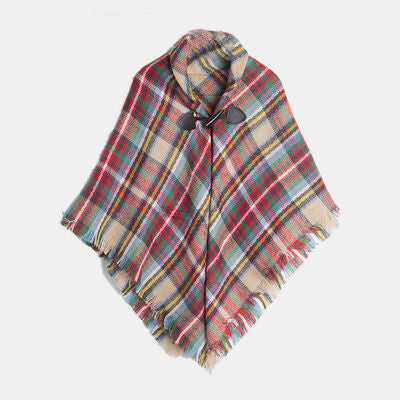 Plaid Girl's Shawl