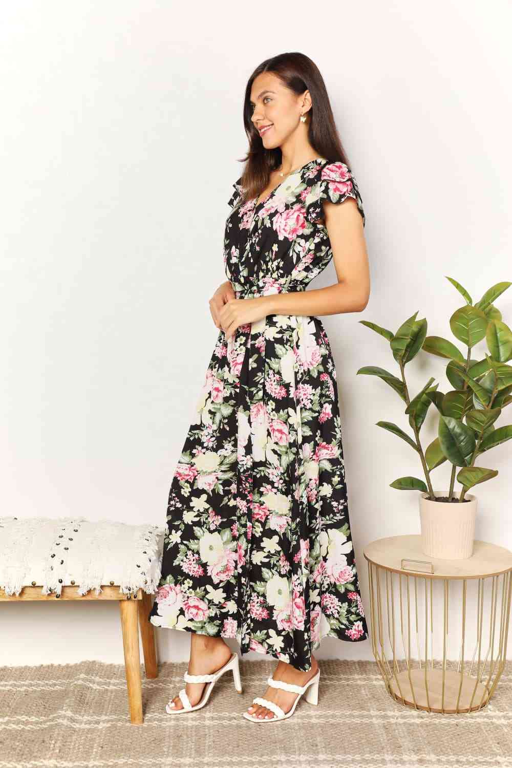 Floral Split Dress