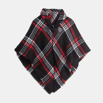 Plaid Girl's Shawl