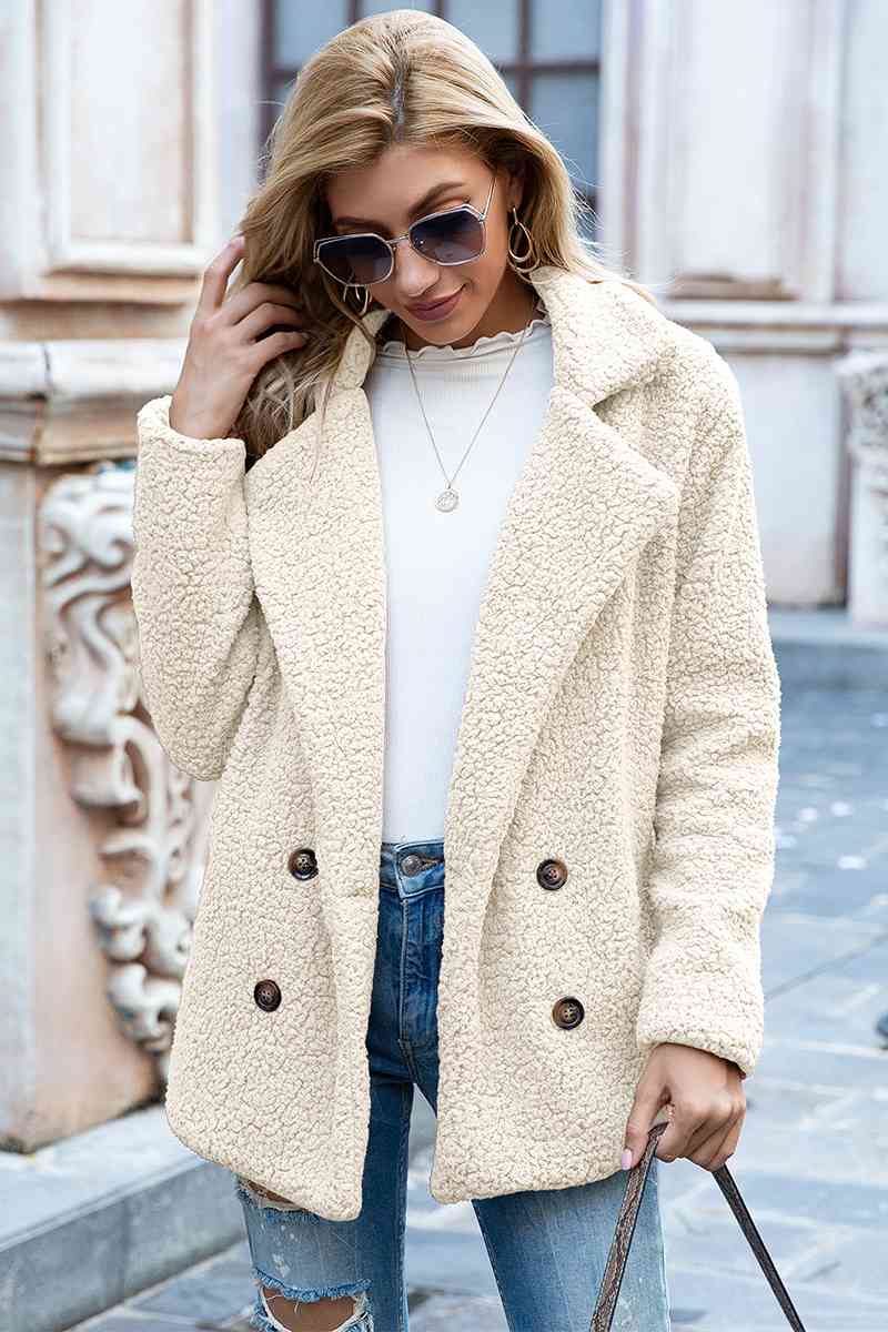 Collared Sherpa Coat