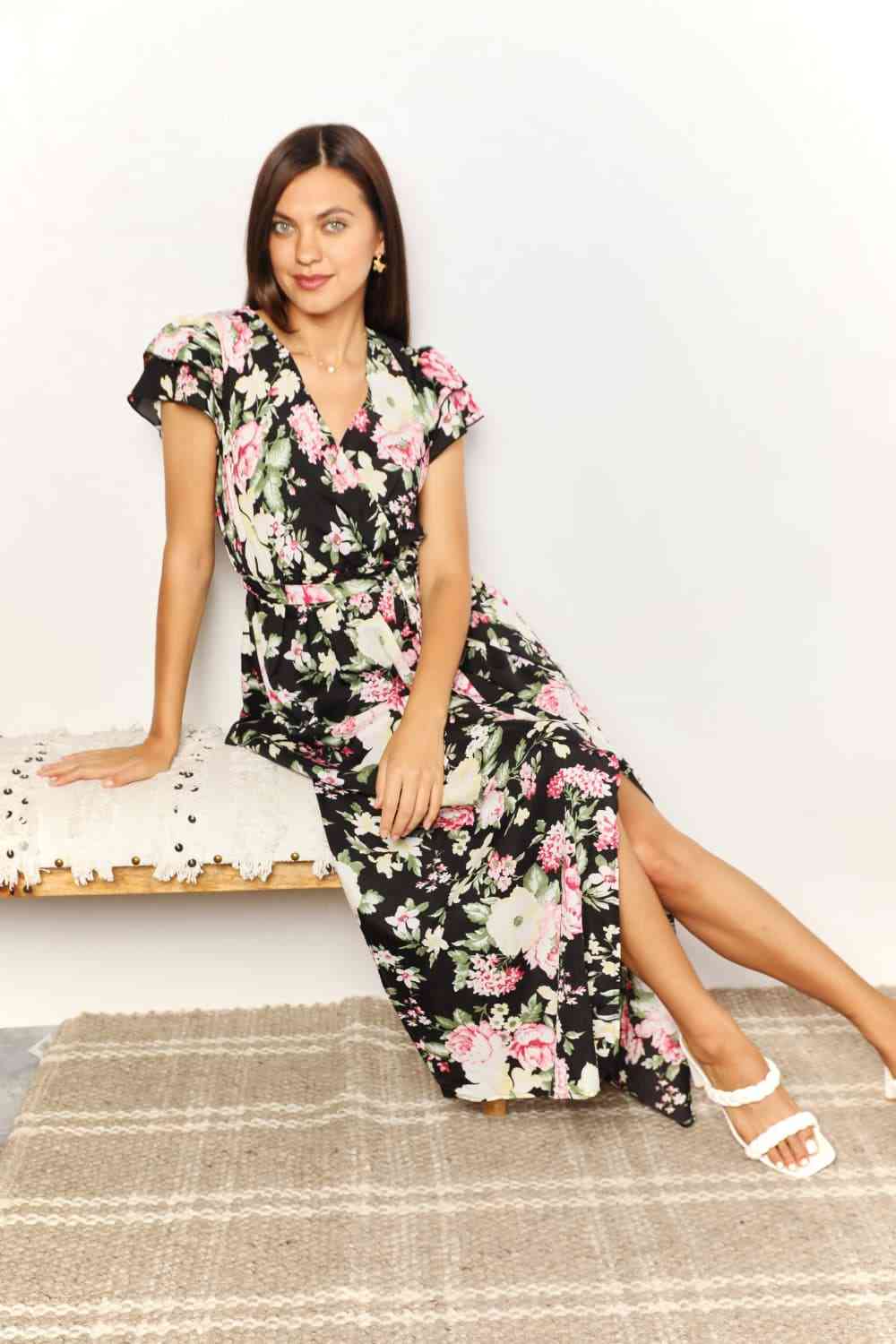 Floral Split Dress