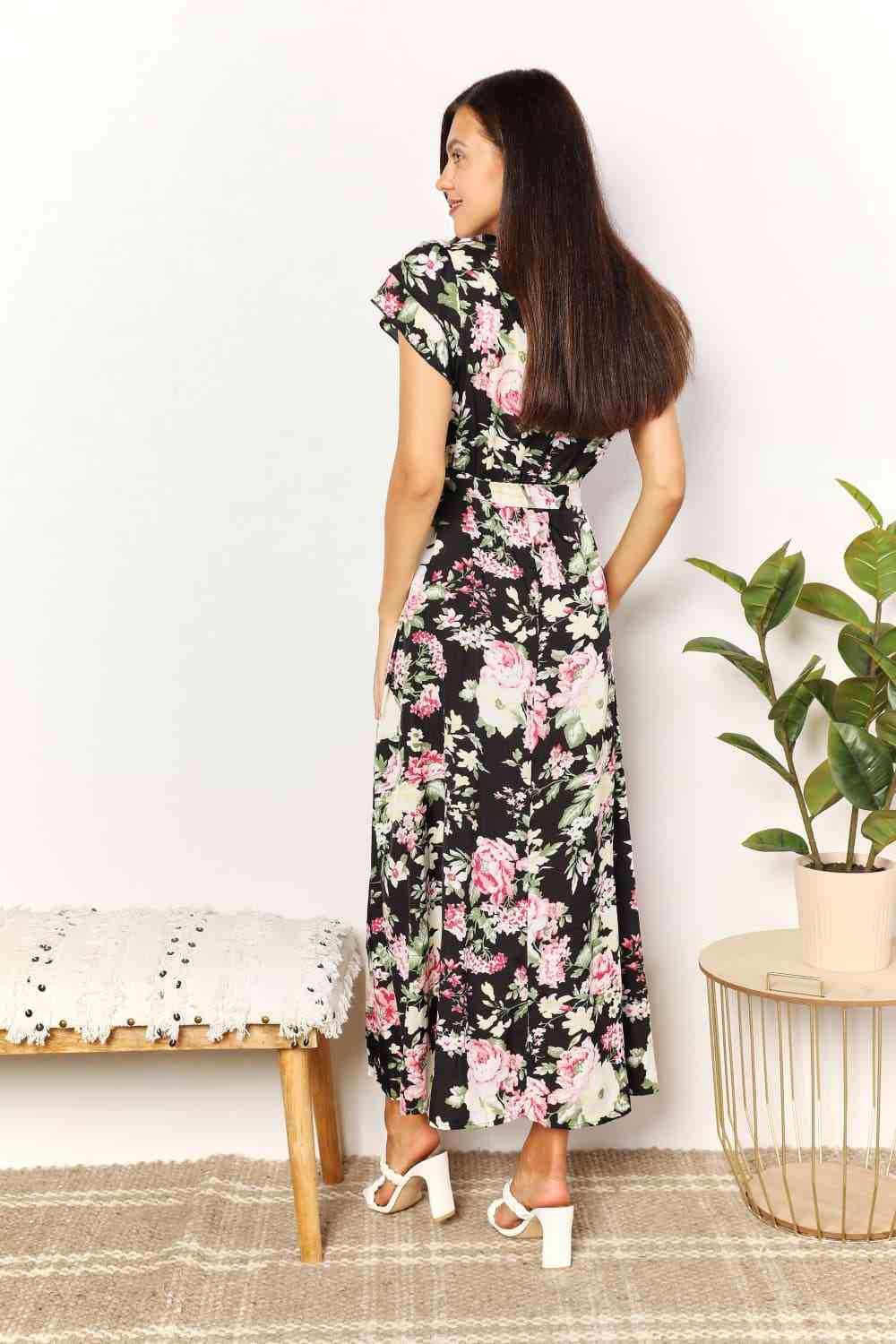 Floral Split Dress