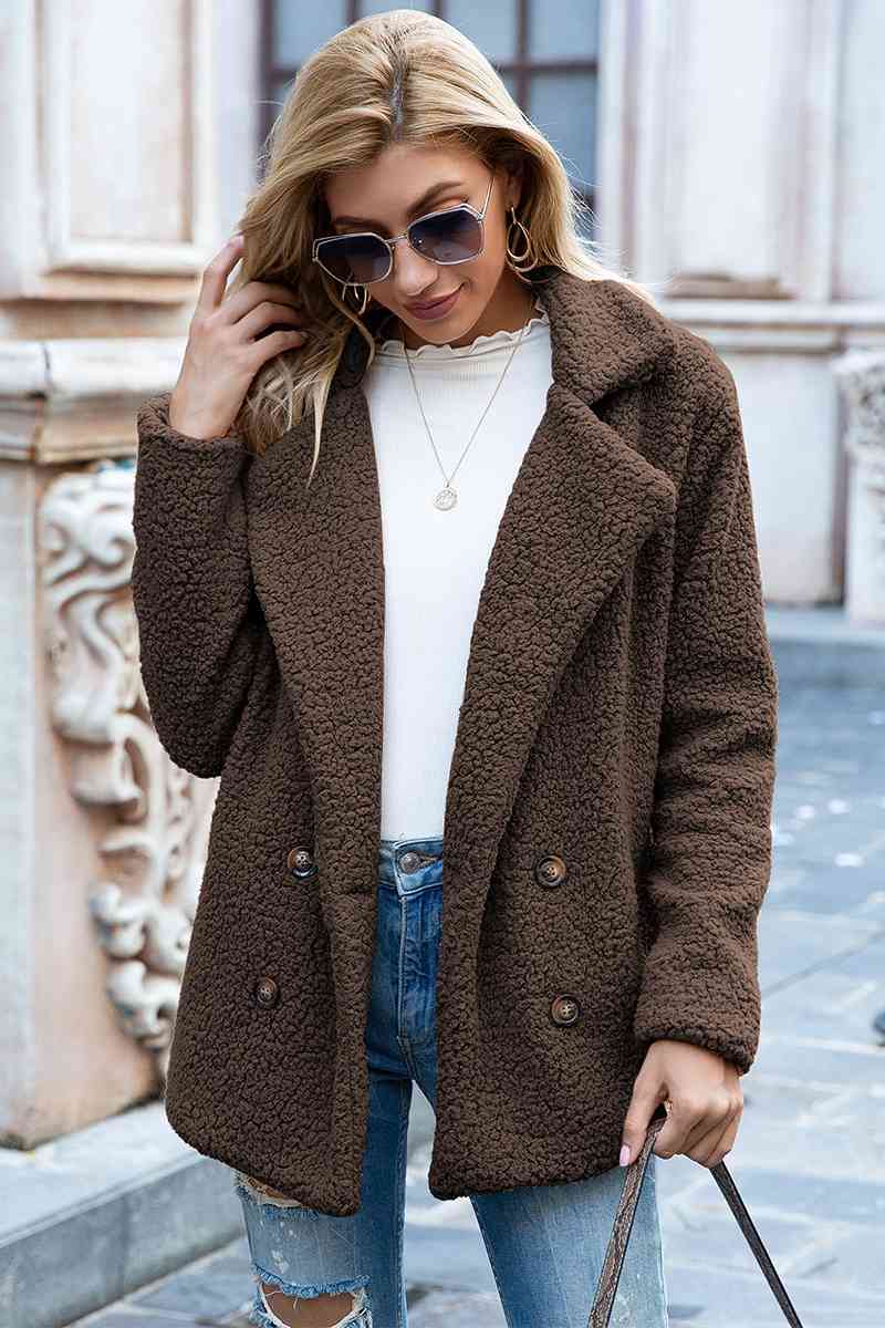 Collared Sherpa Coat