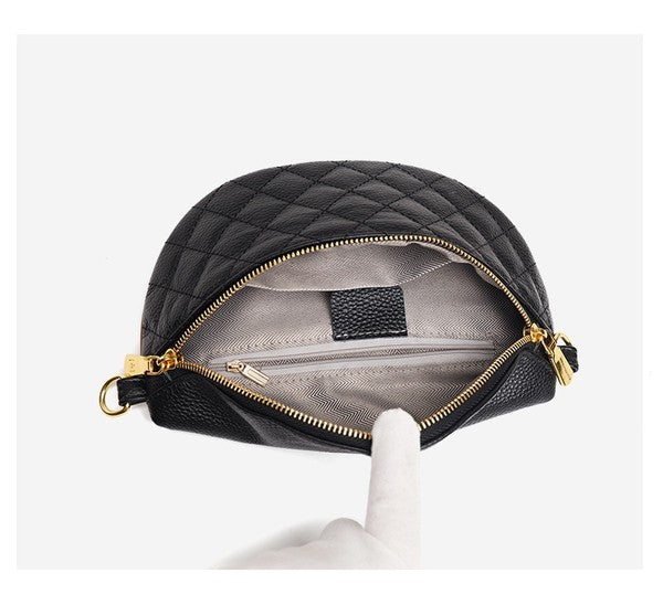 Myra - Genuine Quilted Leather Bag