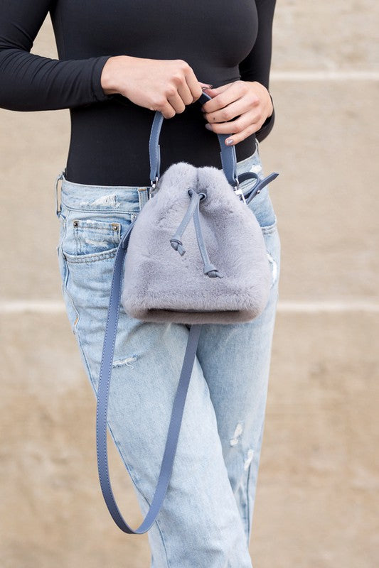 Ella - Convertible Plush Top Handle Crossbody