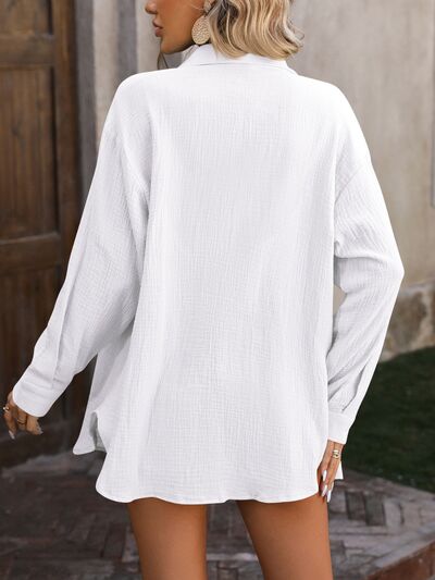 Textured Button Up