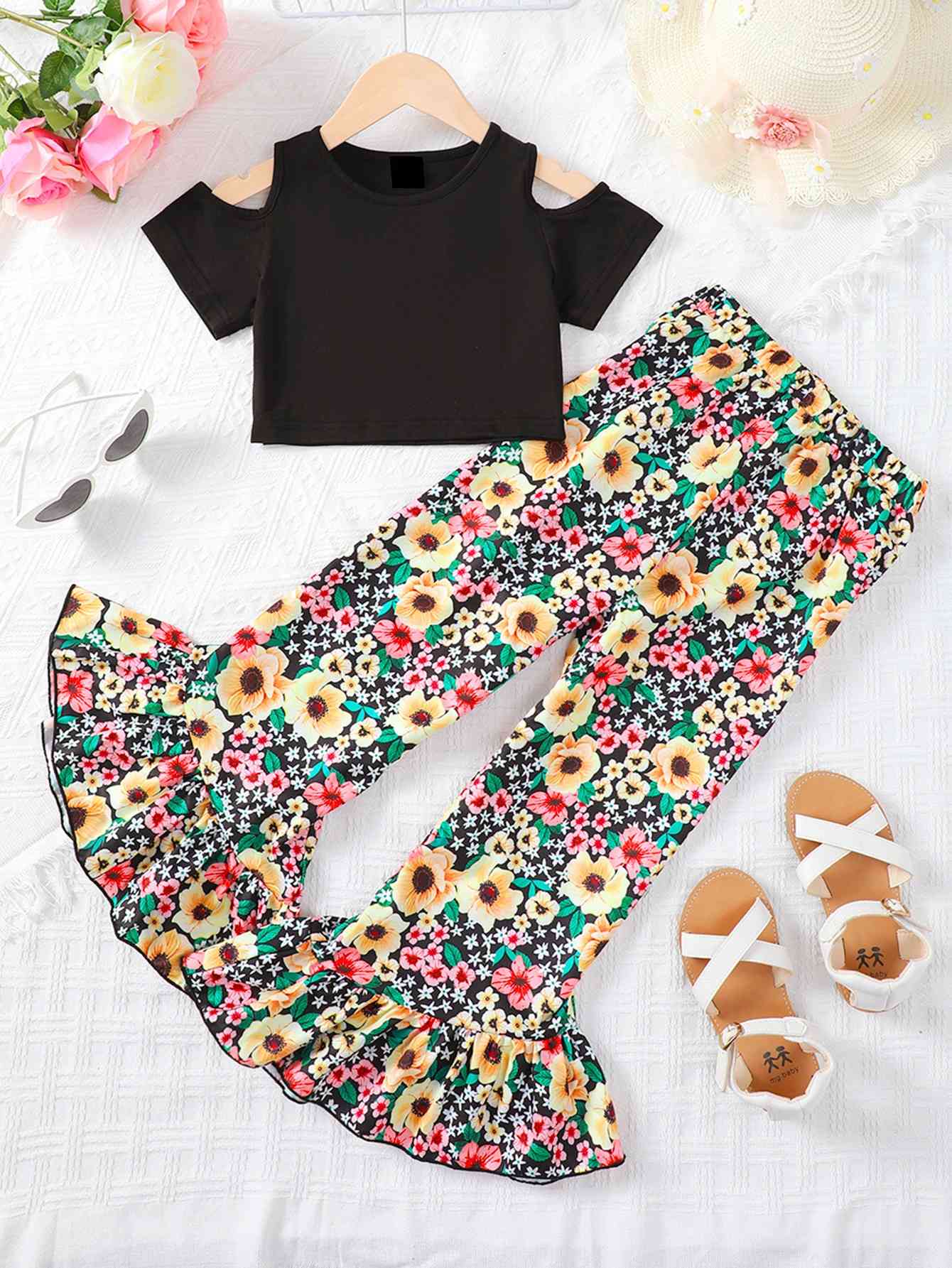 Floral Bell Set - Girls